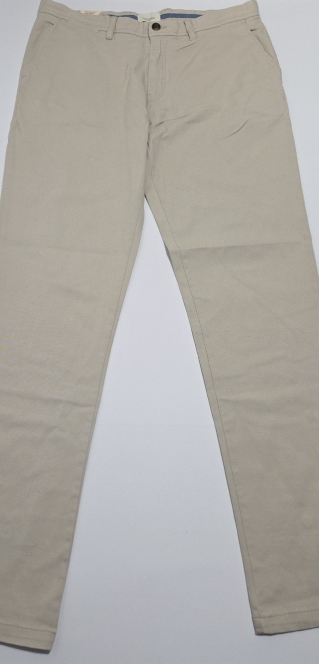 Civil Society Nielsen Chino Pants Men's 34x34 Stone Stretch Trousers NWT